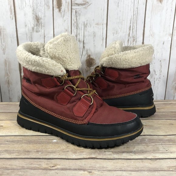 Sorel Carnival Waterproof Boots Womens Size 8.5 Outdoors Hiking Trail Faux Fur - Picture 2 of 11